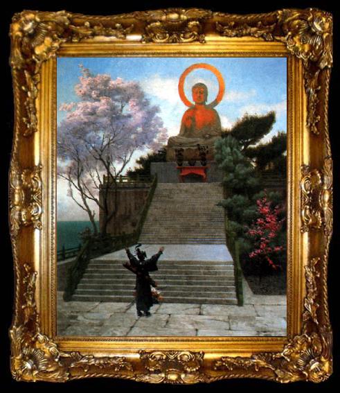 framed  Jean Leon Gerome A Japanese Imploring a Divinity, ta009-2